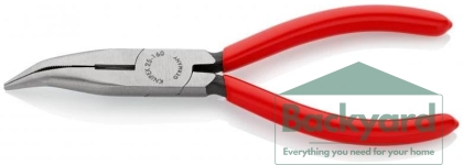Клещи резачки с извит остър връх, червена ръкохватка 160мм, Knipex