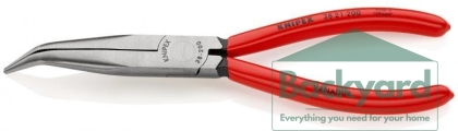 Клещи с извит дълъг остър връх, червена ръкохватка 200мм, Knipex