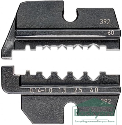Челюсти CrimpSystem за кримпване на HTS + Harting конектори 0.14...4.0мм, Knipex