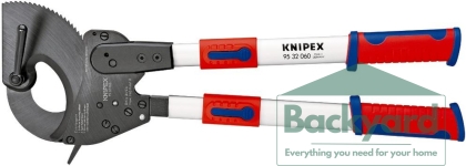 Ножици за рязане на кабел до 740мм2, синьо-червена ръкохватка 630мм, Knipex