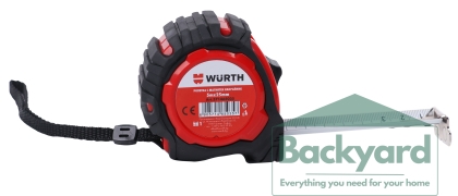 Ролетка - Würth - 5m х 25mm, с магнитен накрайник