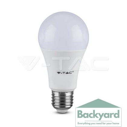 LED Крушка 8.5W E27 A60 Термо Пластик 6500K