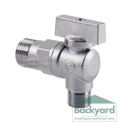 Усилен ъглов кран, сферичен FORNARA 1/2"х3/8"