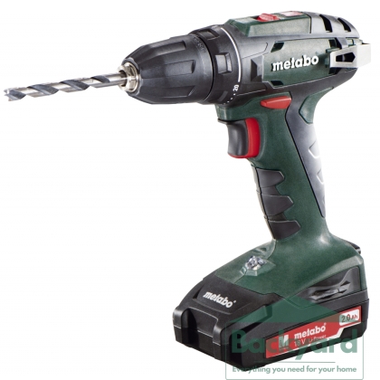 Aкумулаторна отвертка METABO BS18 /18V с 2 батерии 2 ah, зарядно и куфар