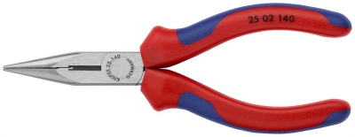 Клещи резачки с остър връх, синьо-червена ръкохватка 140мм, Knipex