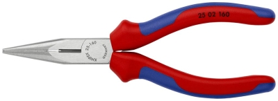 Клещи резачки с остър връх, синьо-червена ръкохватка 160мм, Knipex