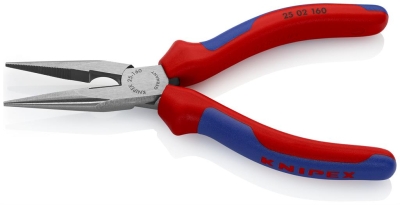 Клещи резачки с остър връх, синьо-червена ръкохватка 160мм, Knipex