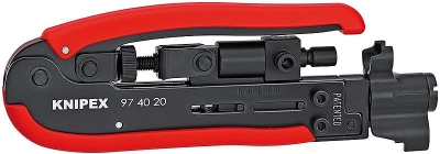 Инструмент за кримпване на F и BNC конектори RG6/11/59, Knipex