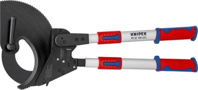 Ножици за рязане на кабел до 960мм2, синьо-червена ръкохватка 680мм, Knipex