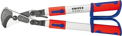 Ножици за рязане на кабел до 280мм2, синьо-червена ръкохватка 570мм, Knipex