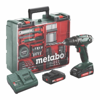 АКУМУЛАТОРНА ОТВЕРТКА METABO BS 18 SET