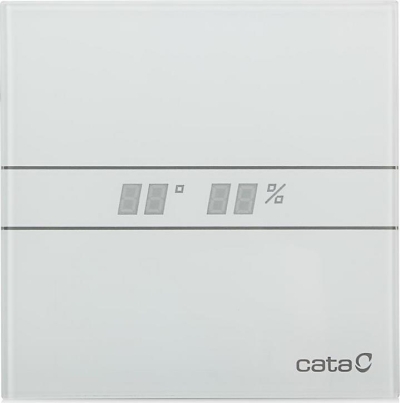 Стъкло за вентилатор Cata E-100 GTH, 150x150mm, бяло